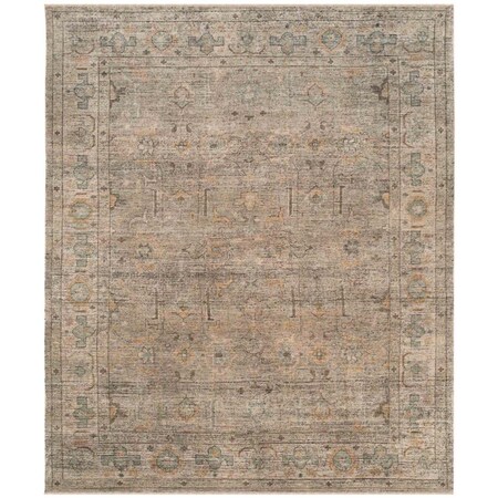 Safavieh 6 x 9 ft. Izmir Hand Knotted Rectangle Area Rug Linen & Dusty Teal IZM188A-6